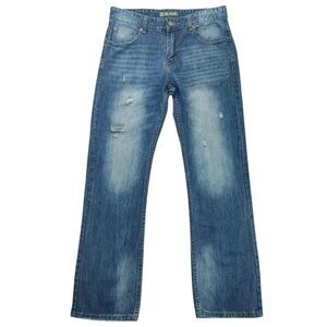 CJ Black Mens Jeans Size 32x32 Bootcut Distressed Medium Wash Denim